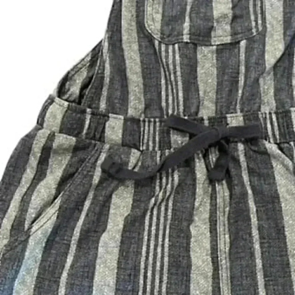 No Boundries Blue Striped Knit Shortalls Overalls Girls Size XS (1) - Picture 7 of 10